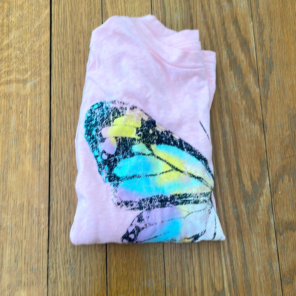 butterfly cropped top size s kids from target